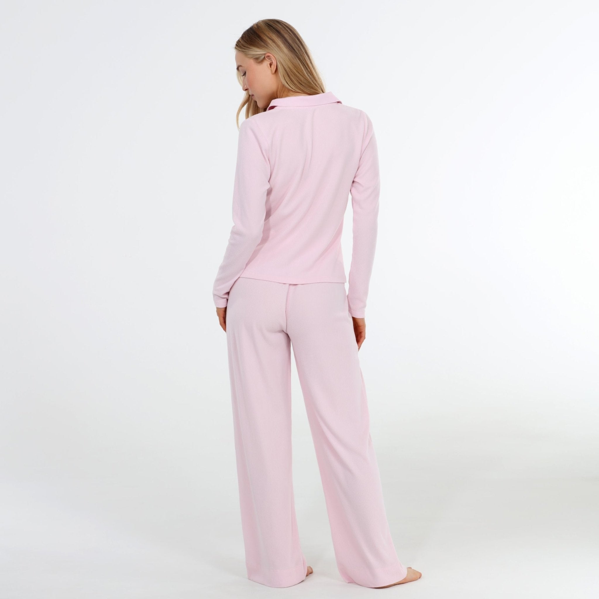Coffee Club Long Set in Strawberry - Sleepwear & Loungewear -