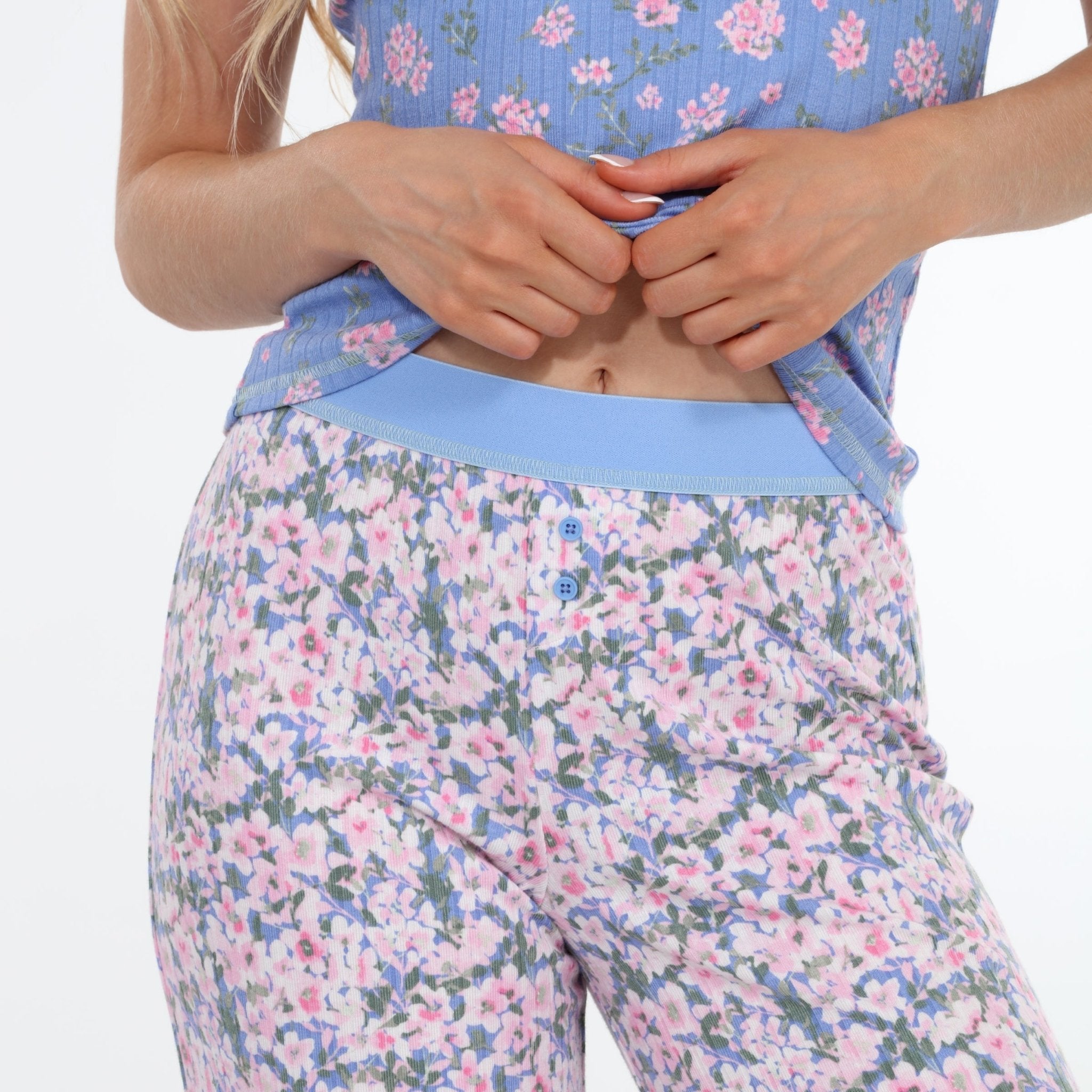 Cuddle Crew Cami Pant Set in Orion Mix Floral - Sleepwear & Loungewear -