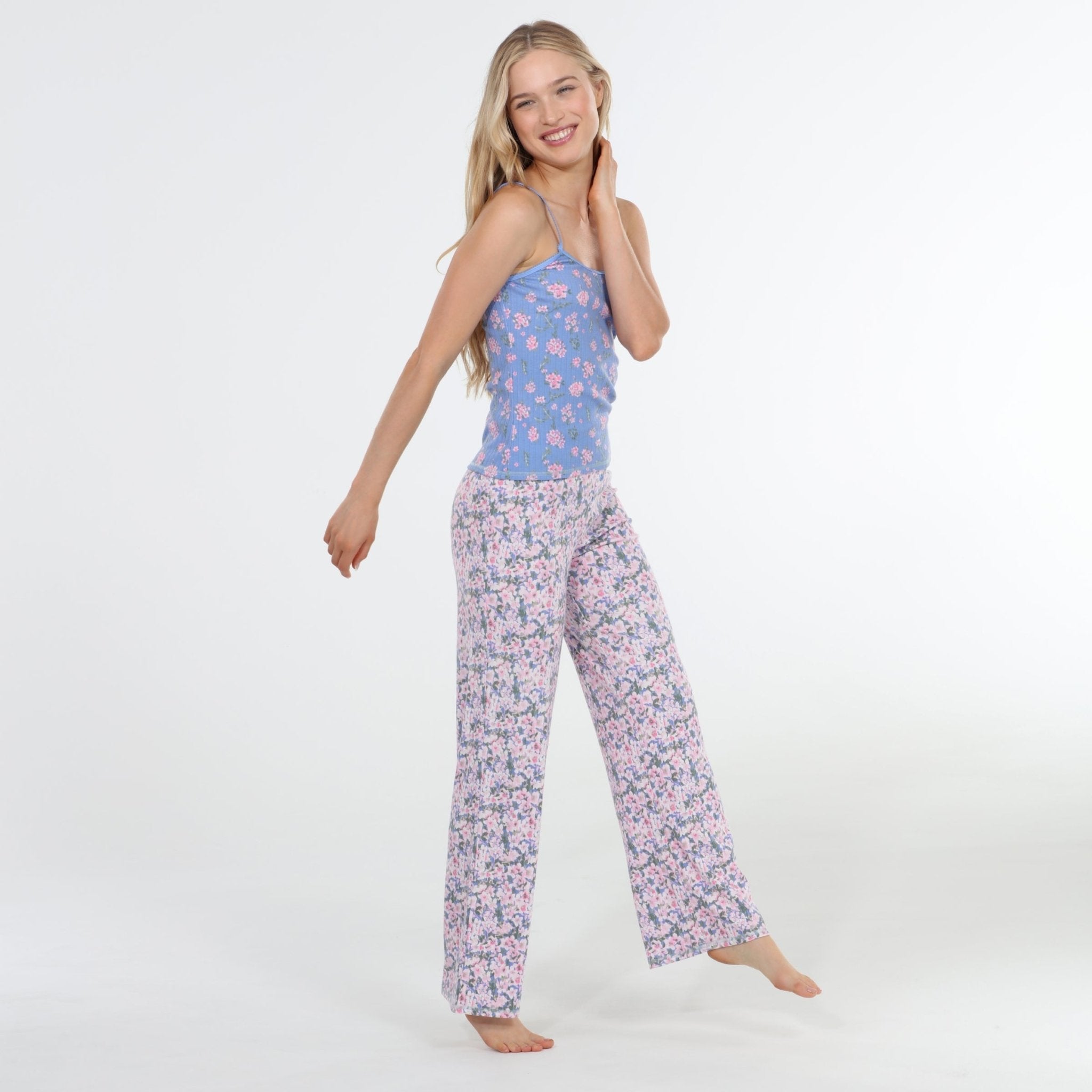 Cuddle Crew Cami Pant Set in Orion Mix Floral - Sleepwear & Loungewear -