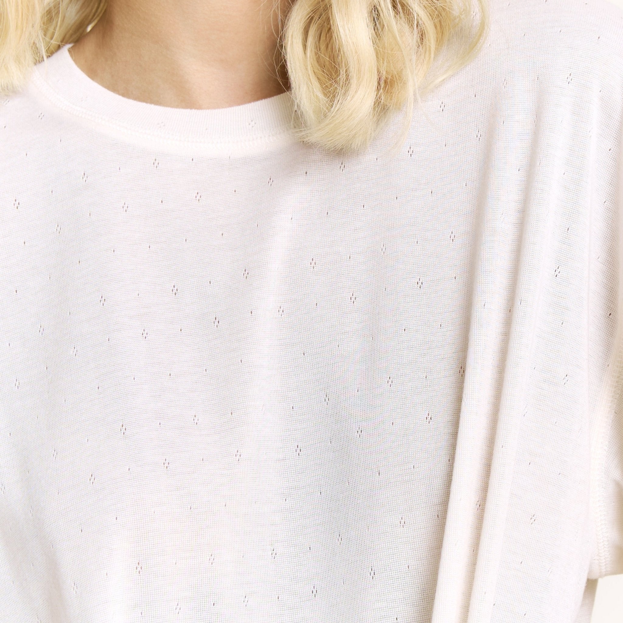 Hangout Tee in Ivory - Loungewear -