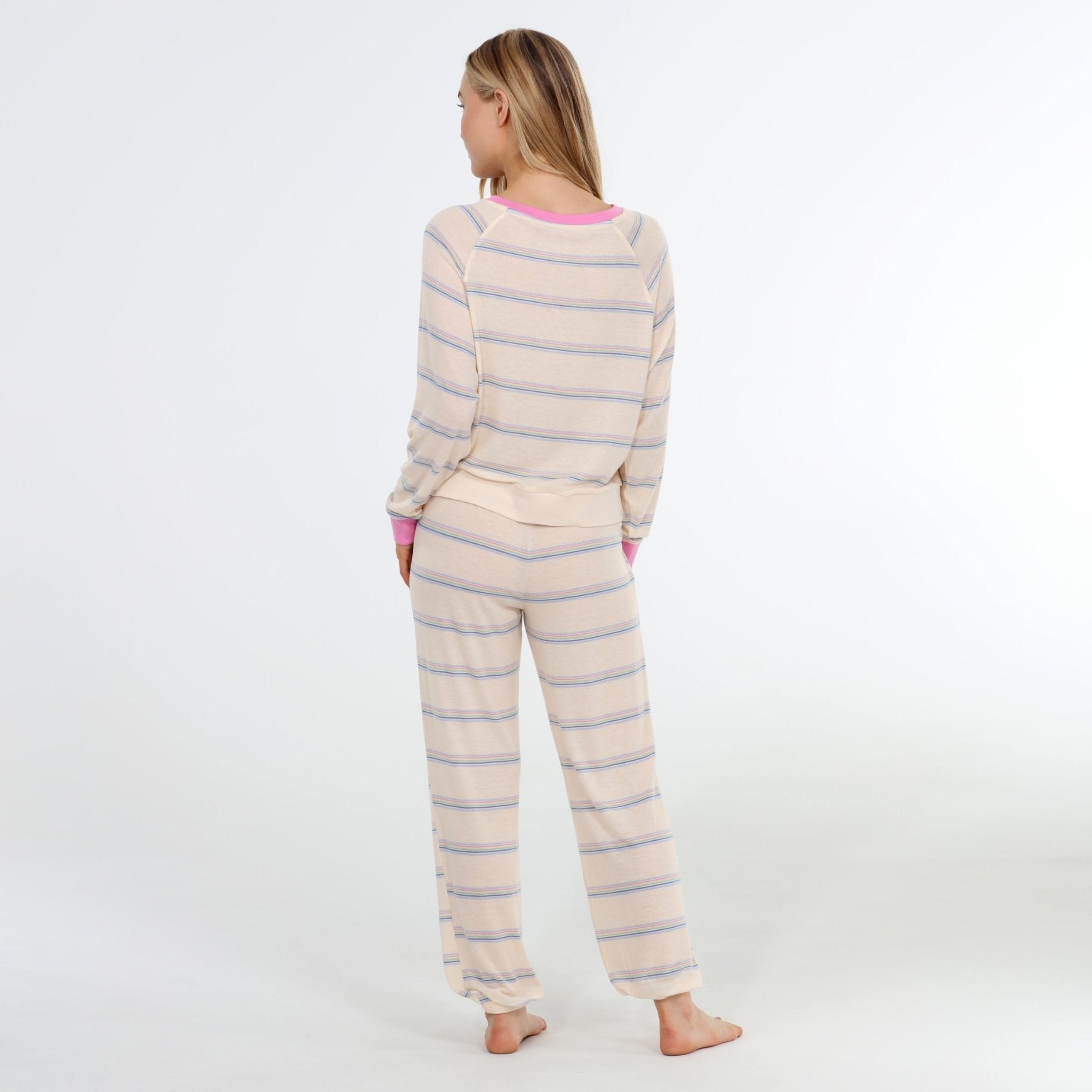 Star Seeker Long Set in Renewal Stripe - Sleepwear & Loungewear -