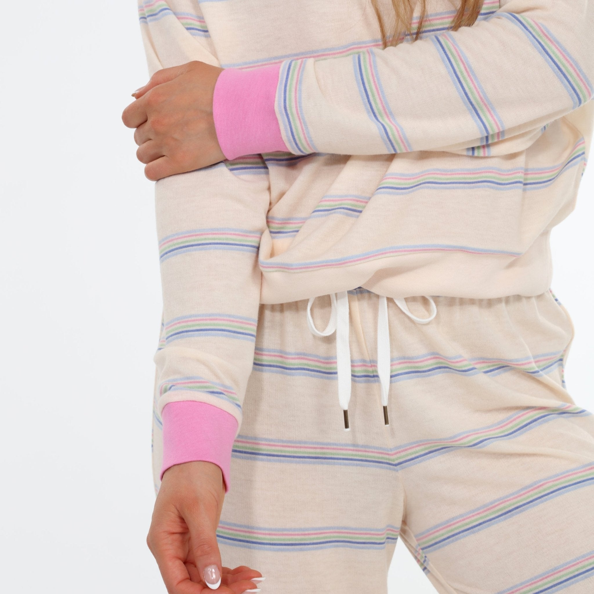 Star Seeker Long Set in Renewal Stripe - Sleepwear & Loungewear -