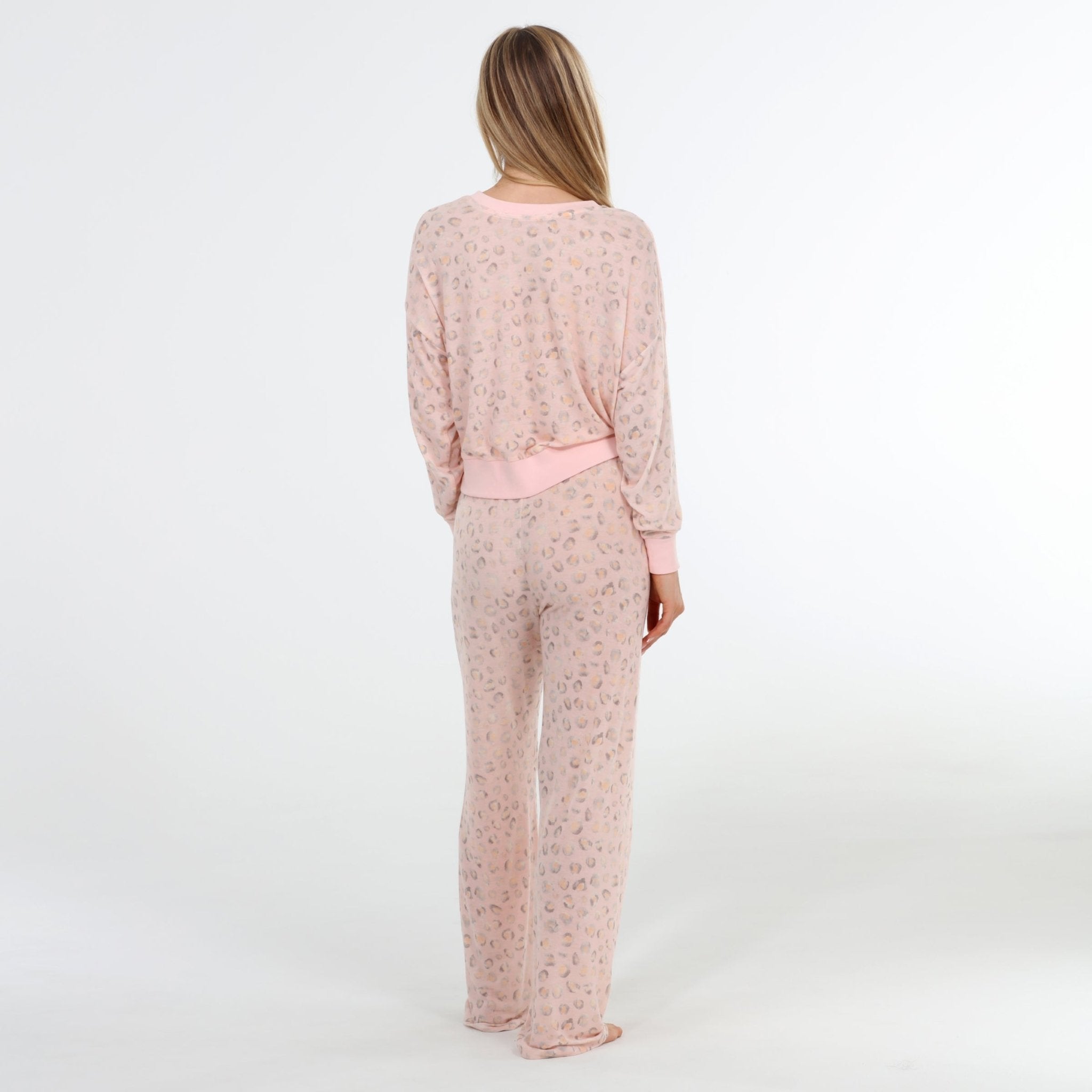 Star Seeker Long Set in Sunkissed Leopard - Sleepwear & Loungewear -