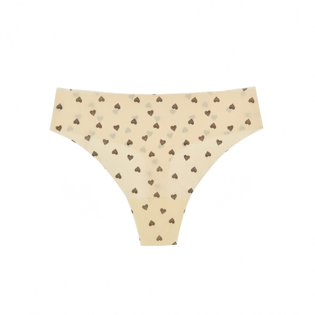 Like Nothing Thong in Butter Daydream Hearts - Underwear -