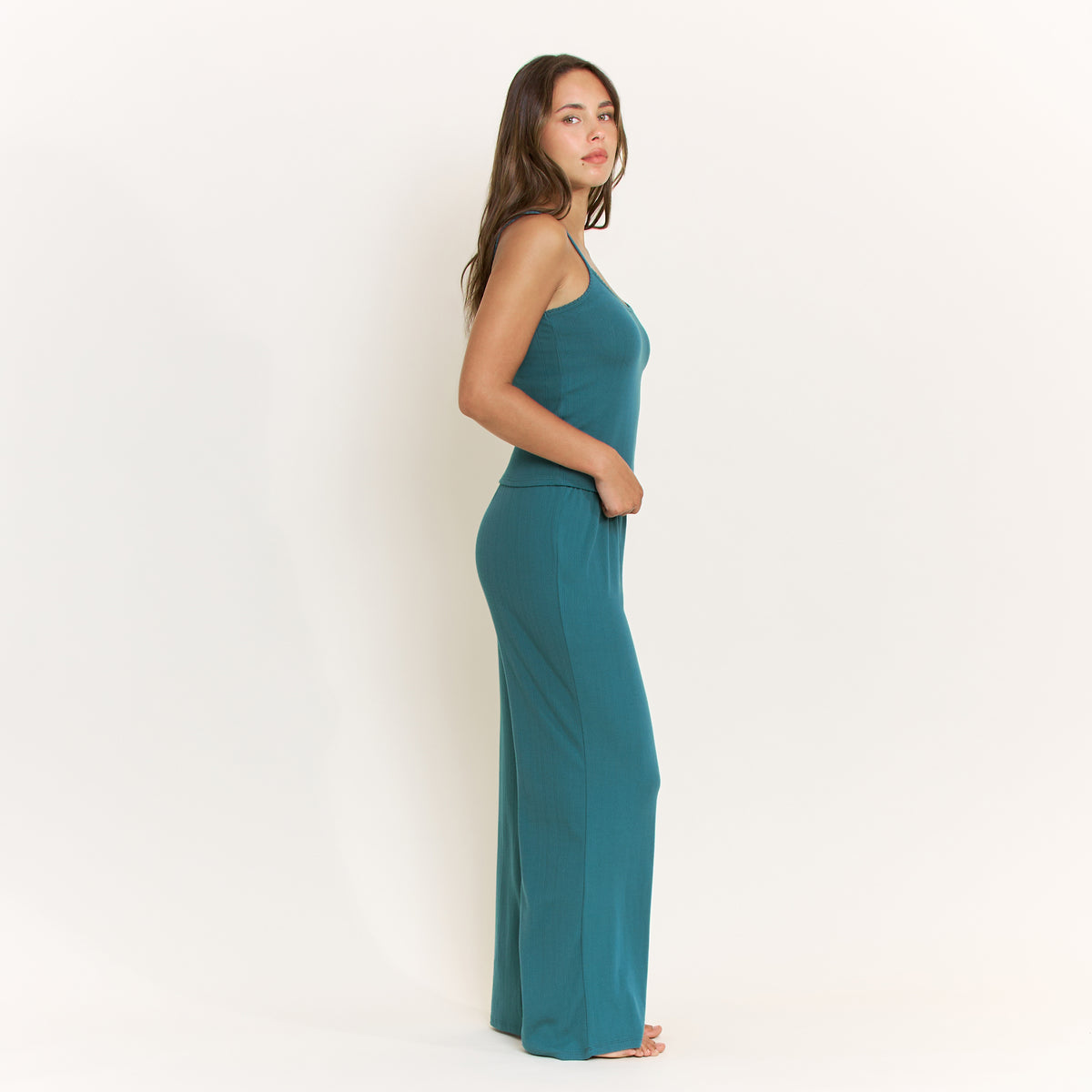 Blissful Cami Pant Set in Bluegrass - -