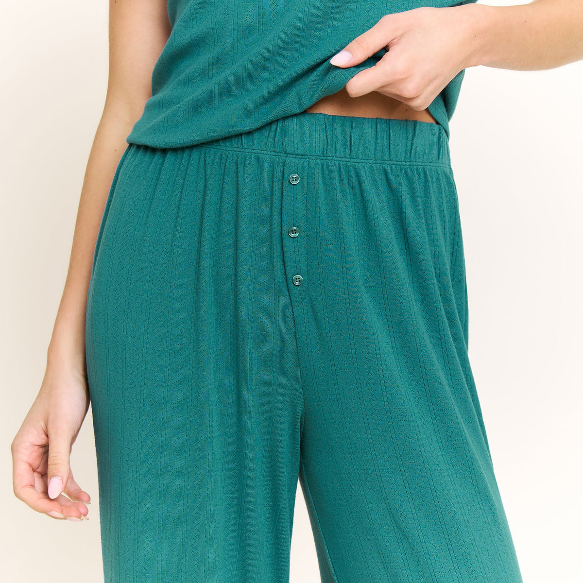 Blissful Cami Pant Set in Bluegrass - -