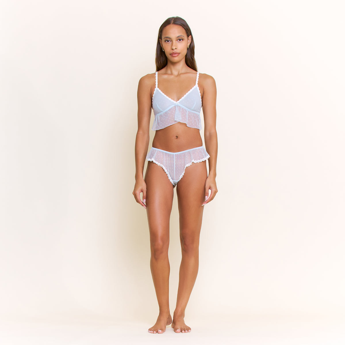 Arisa Shortie Set in Blue Haze - -