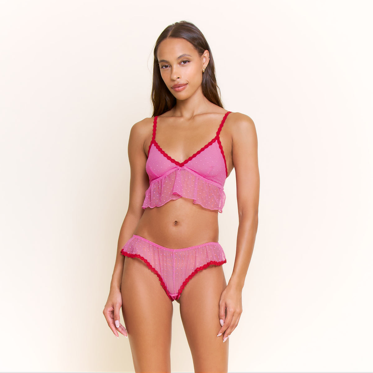 Arisa Shortie Set in Hot Fuchsia - -