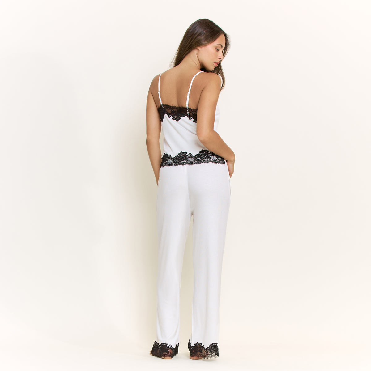 Dream On Cami Pant Set in Ivory - Sleepwear & Loungewear -