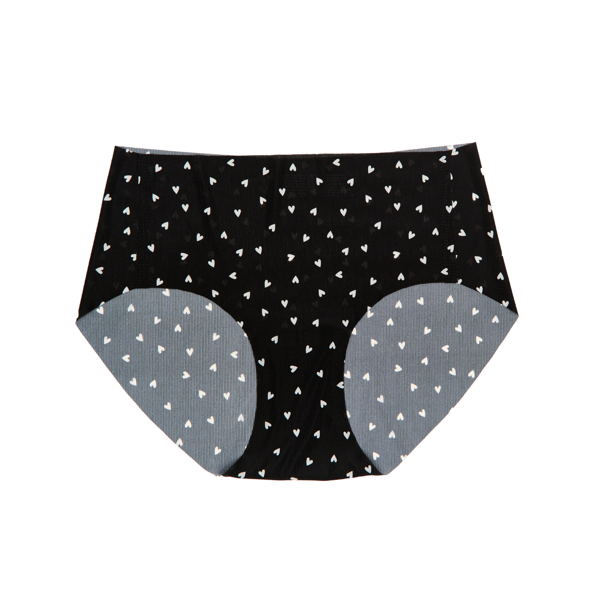 Like Nothing Hipster in Black Ditsy Hearts - Underwear -