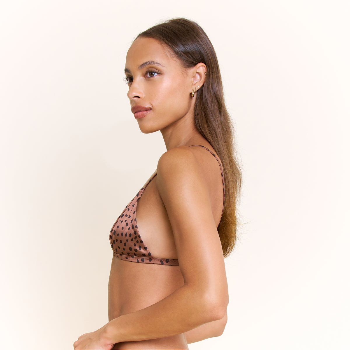 Megan Bralette in Caramel Cheetah - -