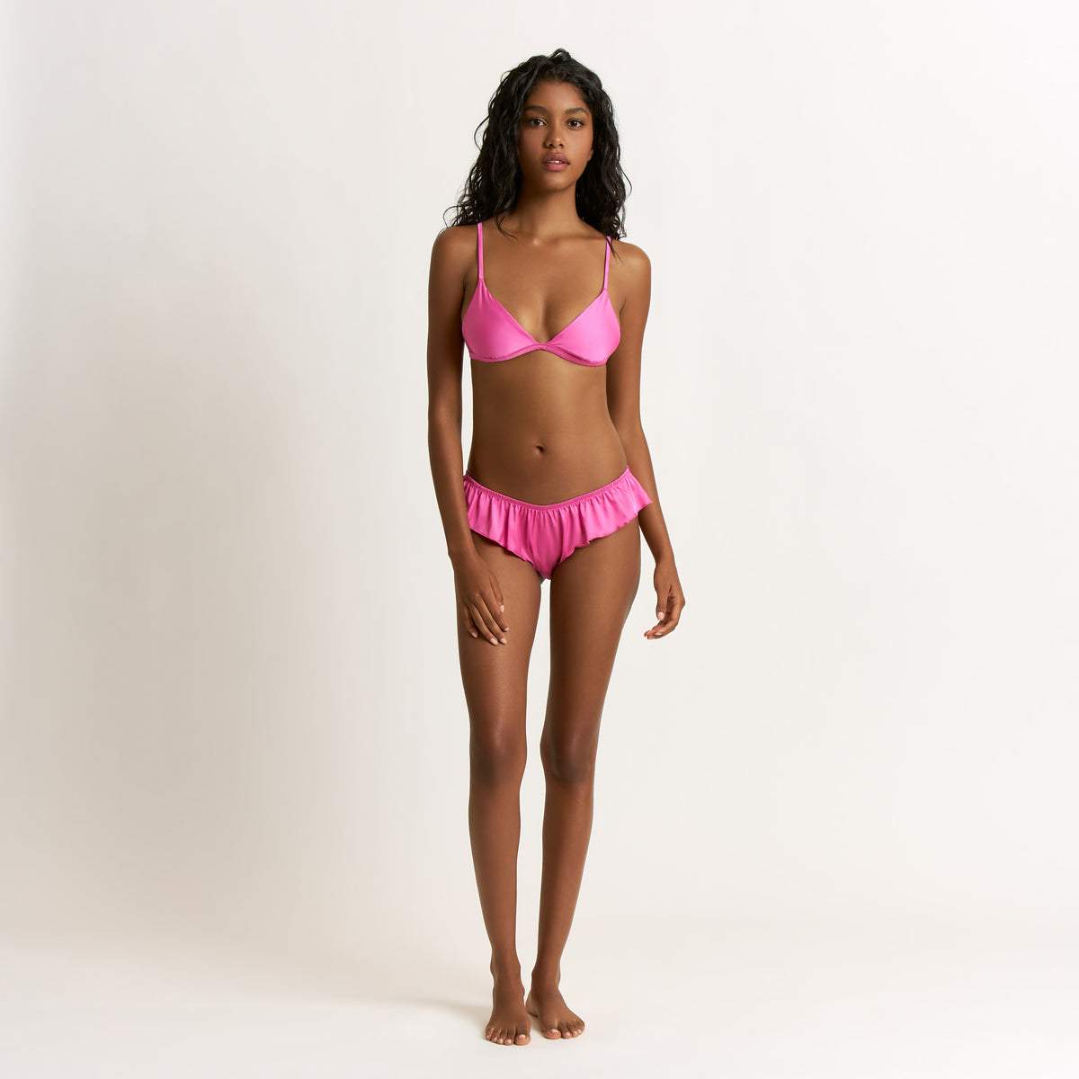 Megan Bralette in Hot Fuchsia - -