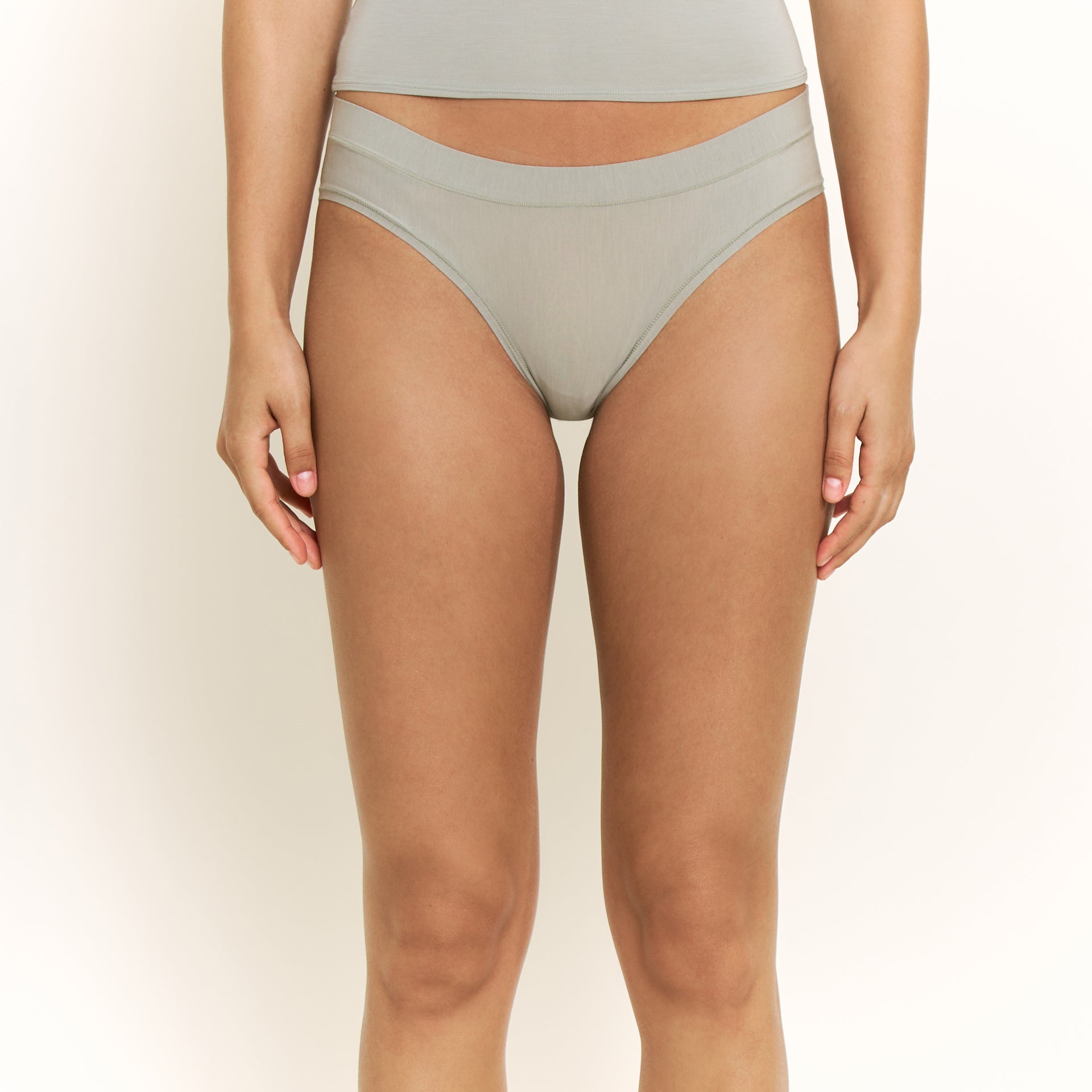 Emery Bikini in Soft Olive - -