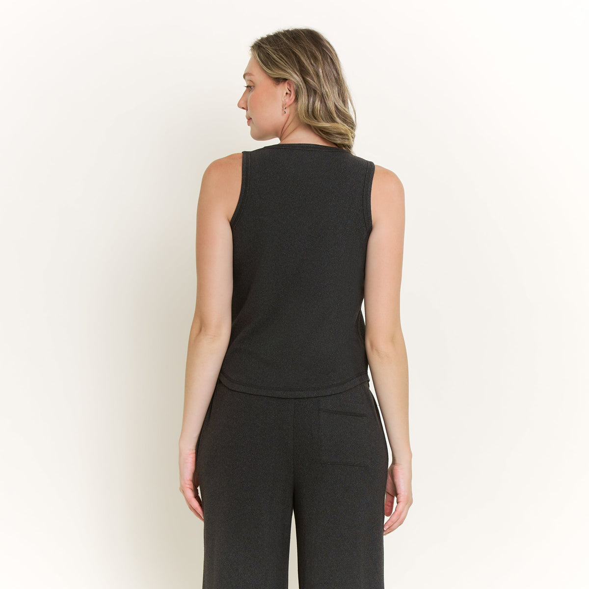 Forever Luxe Tank in Charcoal - -