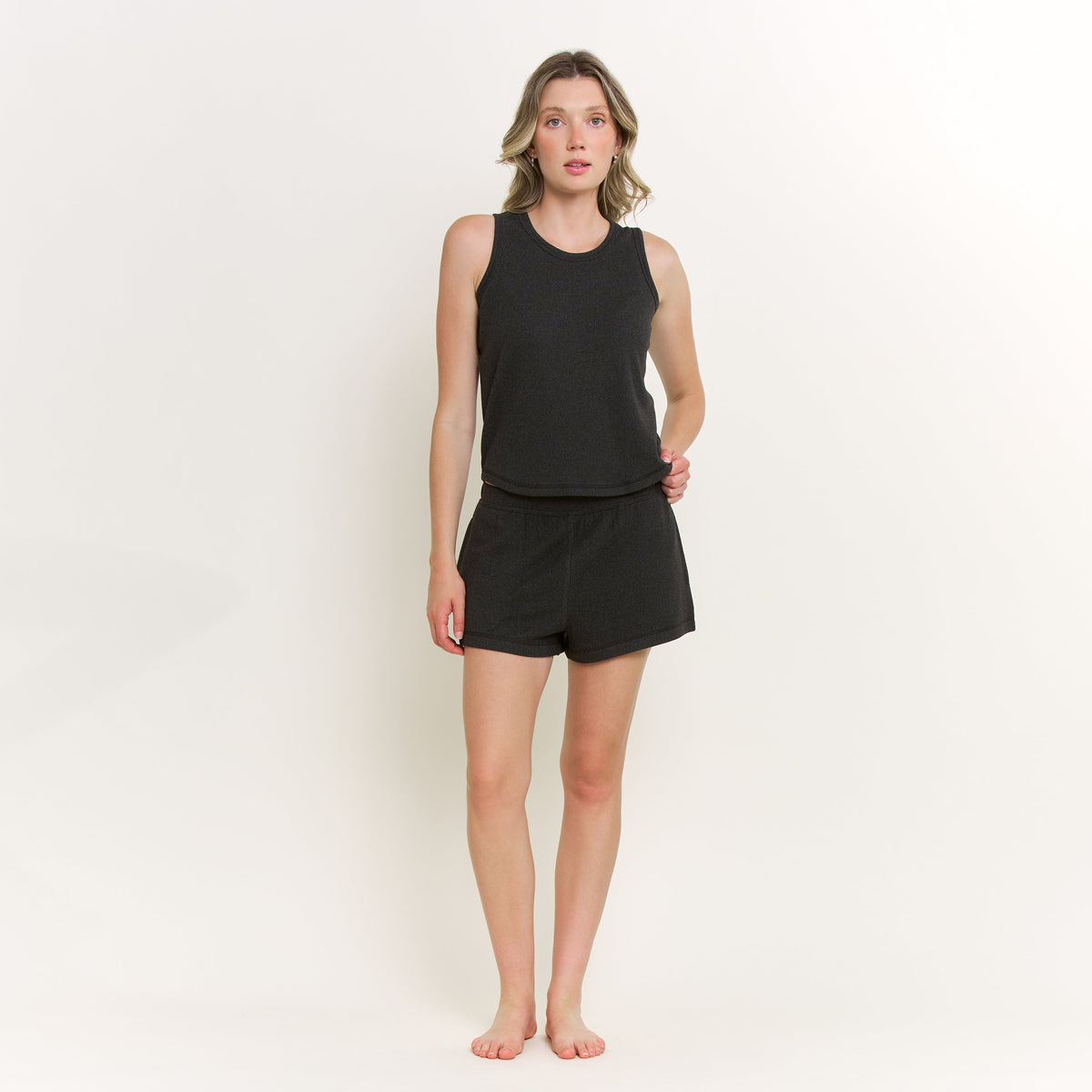Forever Luxe Short in Charcoal - -
