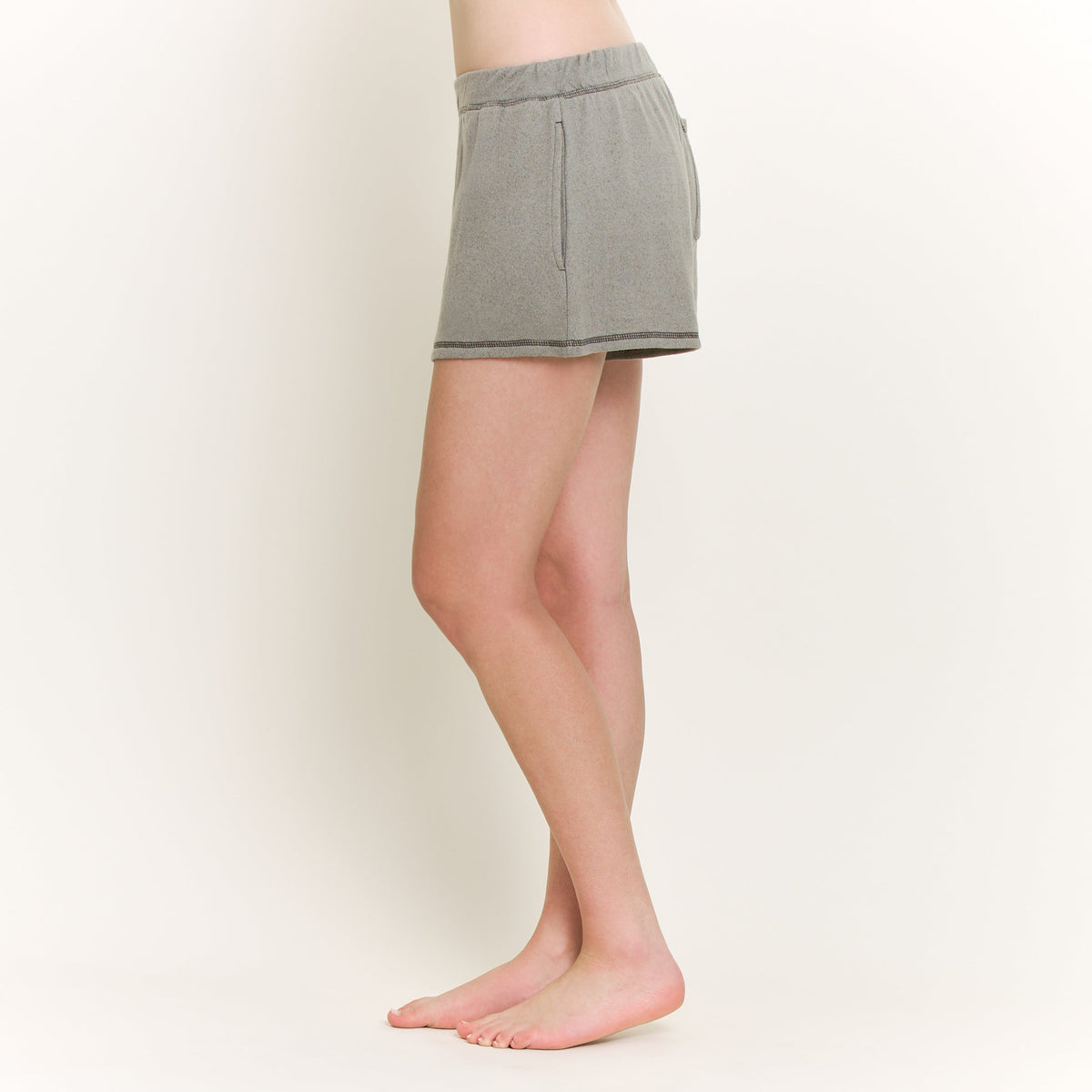 Forever Luxe Short in Soft Olive - -