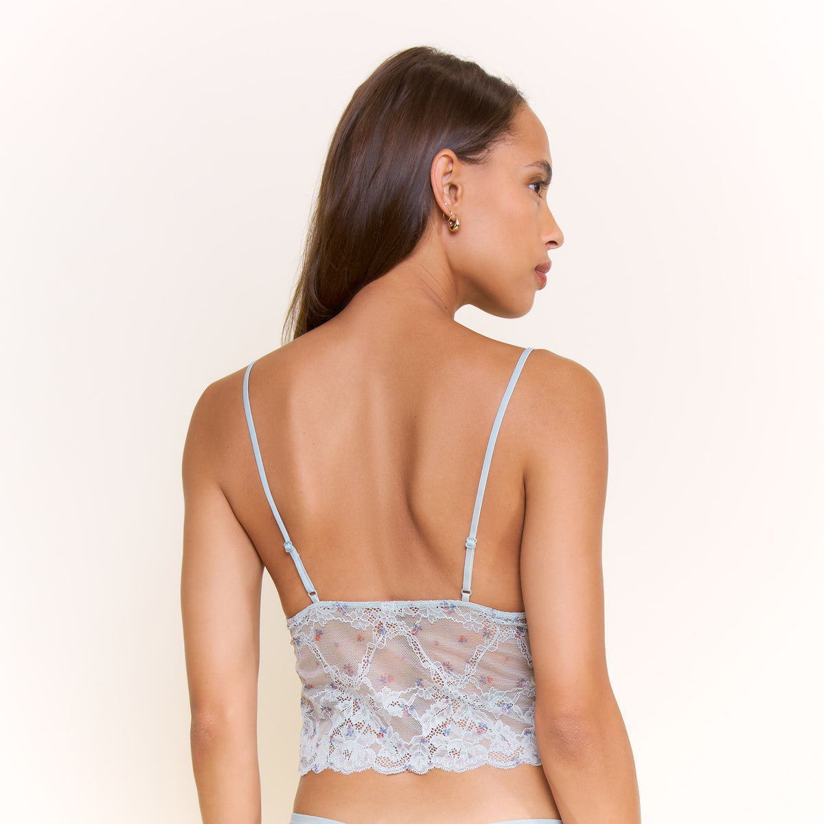 Riot Lace Cami in Sage Mist Ditsy - -