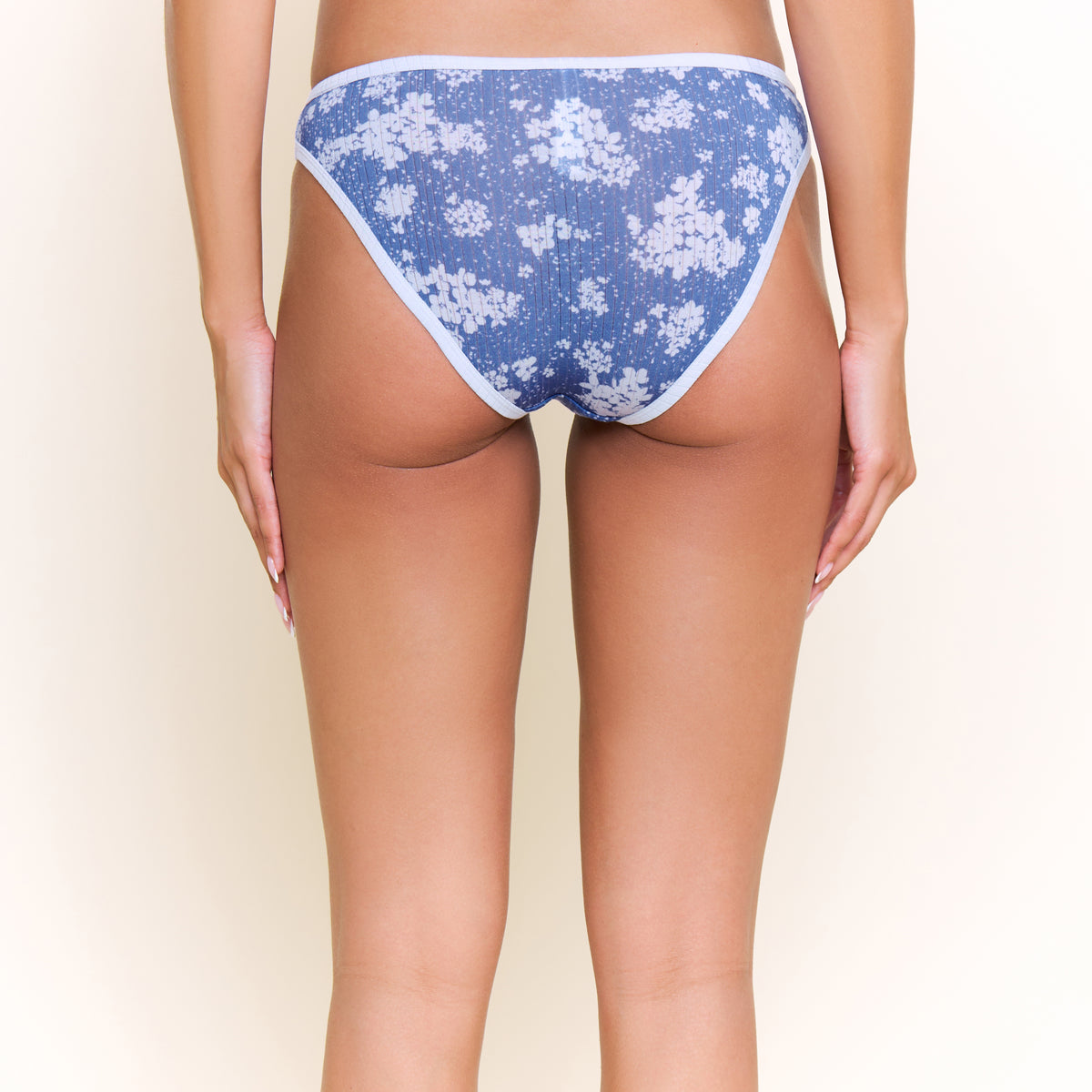 Janelle Bikini in Cobalt Wildflower - -