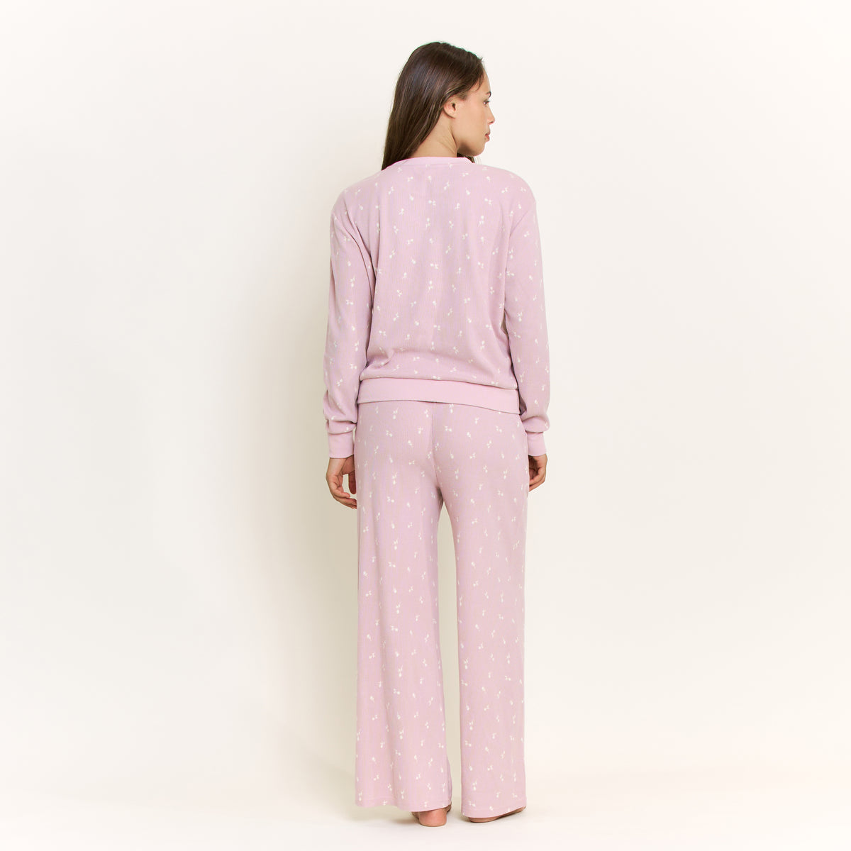 Kickback Pant Set in Romantic Lilac Buds - -