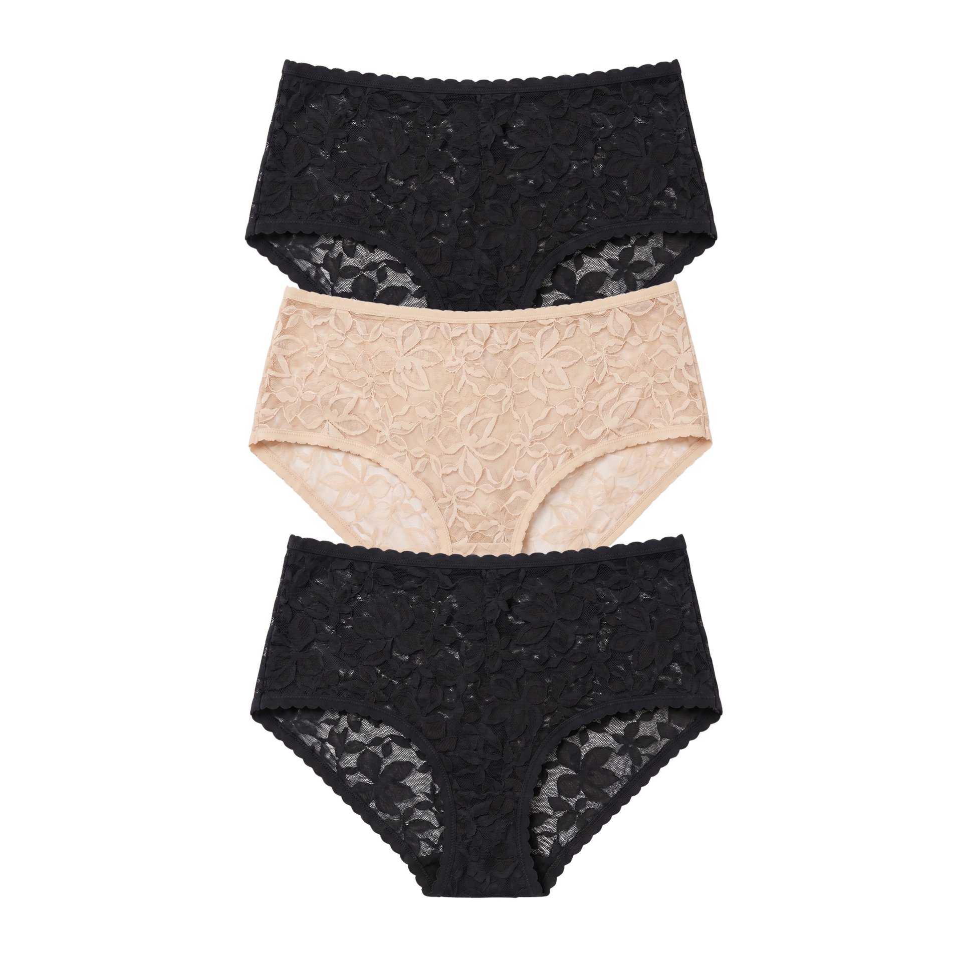 Azlin Hipster 3-Pack in Basics - -