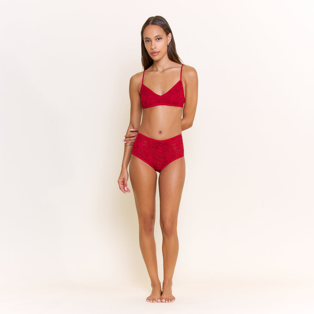 Azlin Hipster in Red Velvet - -