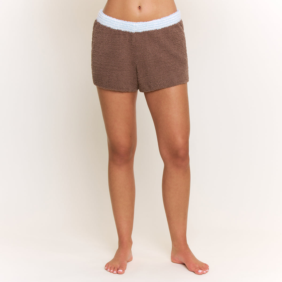 Ready to Unwind Short in Café Chevron - -