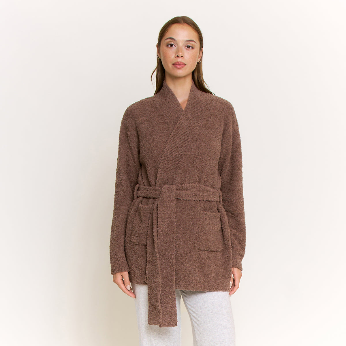 Ready to Unwind Robe in Café - -
