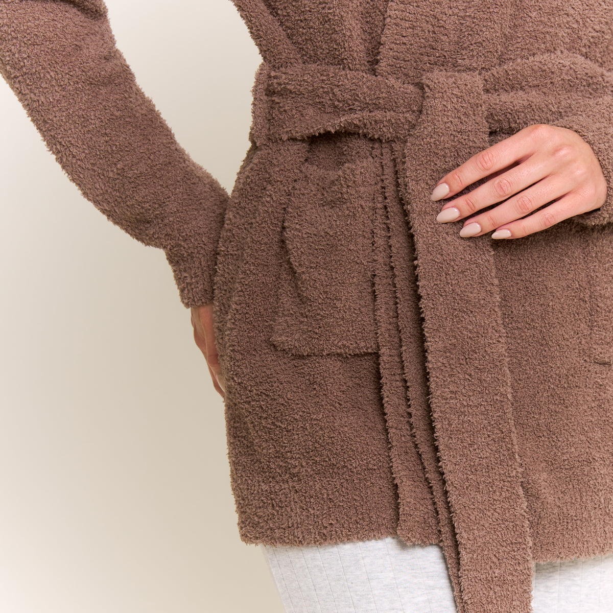 Ready to Unwind Robe in Café - -