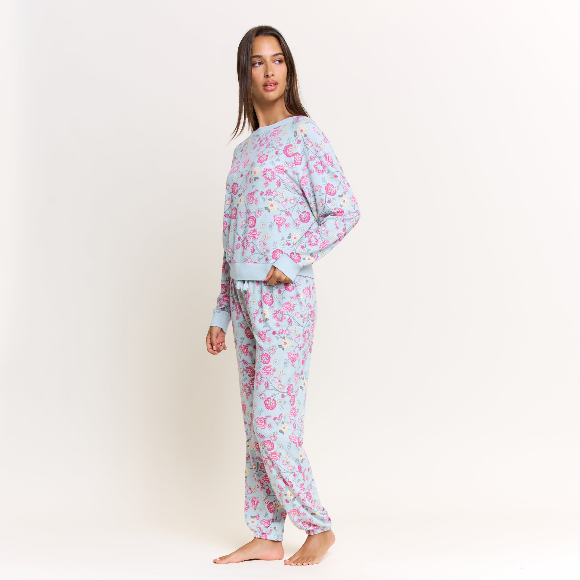 Star Seeker Long Set in Drift Vine Poppy - Sleepwear & Loungewear -