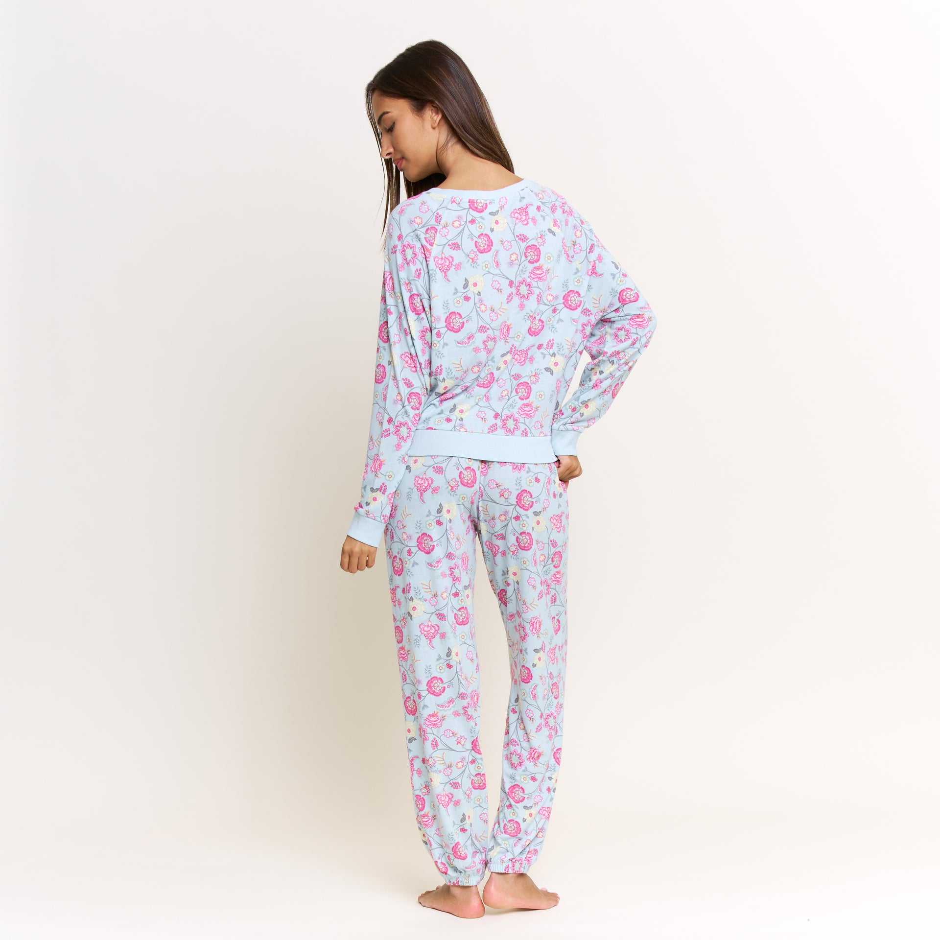 Star Seeker Long Set in Drift Vine Poppy - Sleepwear & Loungewear -