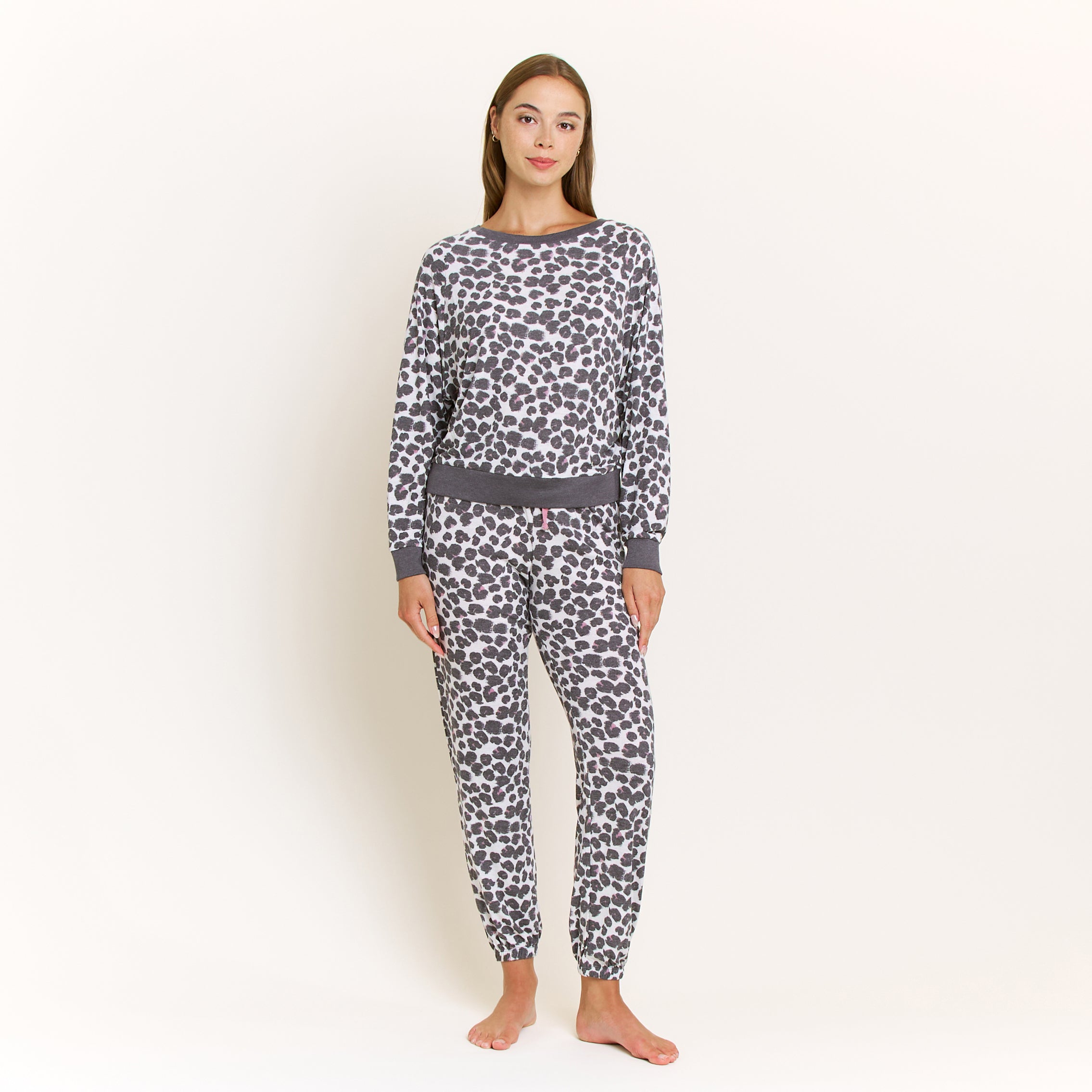Star Seeker Long Set in Mystic Leopard - Sleepwear & Loungewear - XL