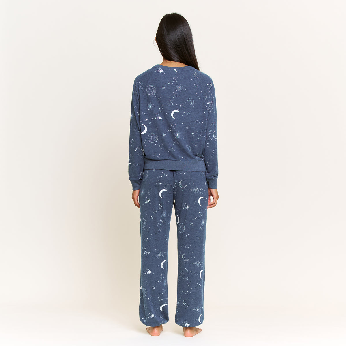 Star Seeker Long Set in Nightshade Lunar Skies - Sleepwear & Loungewear -