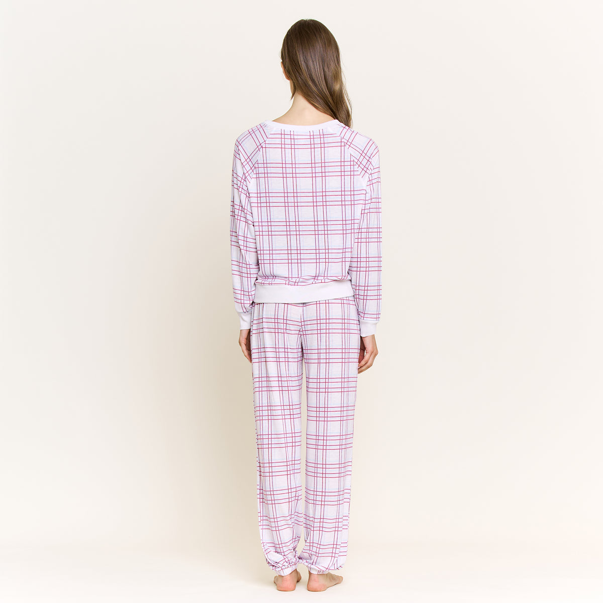Star Seeker Long Set in Shadow Plaid - Sleepwear & Loungewear -