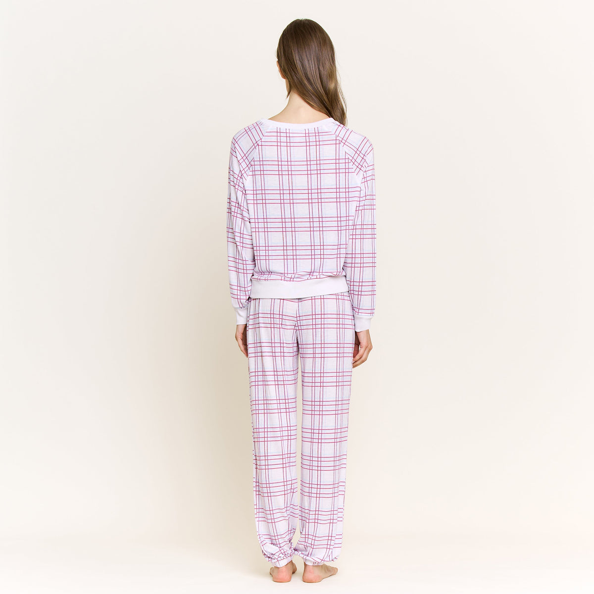 Star Seeker Long Set in Shadow Plaid - Sleepwear & Loungewear -