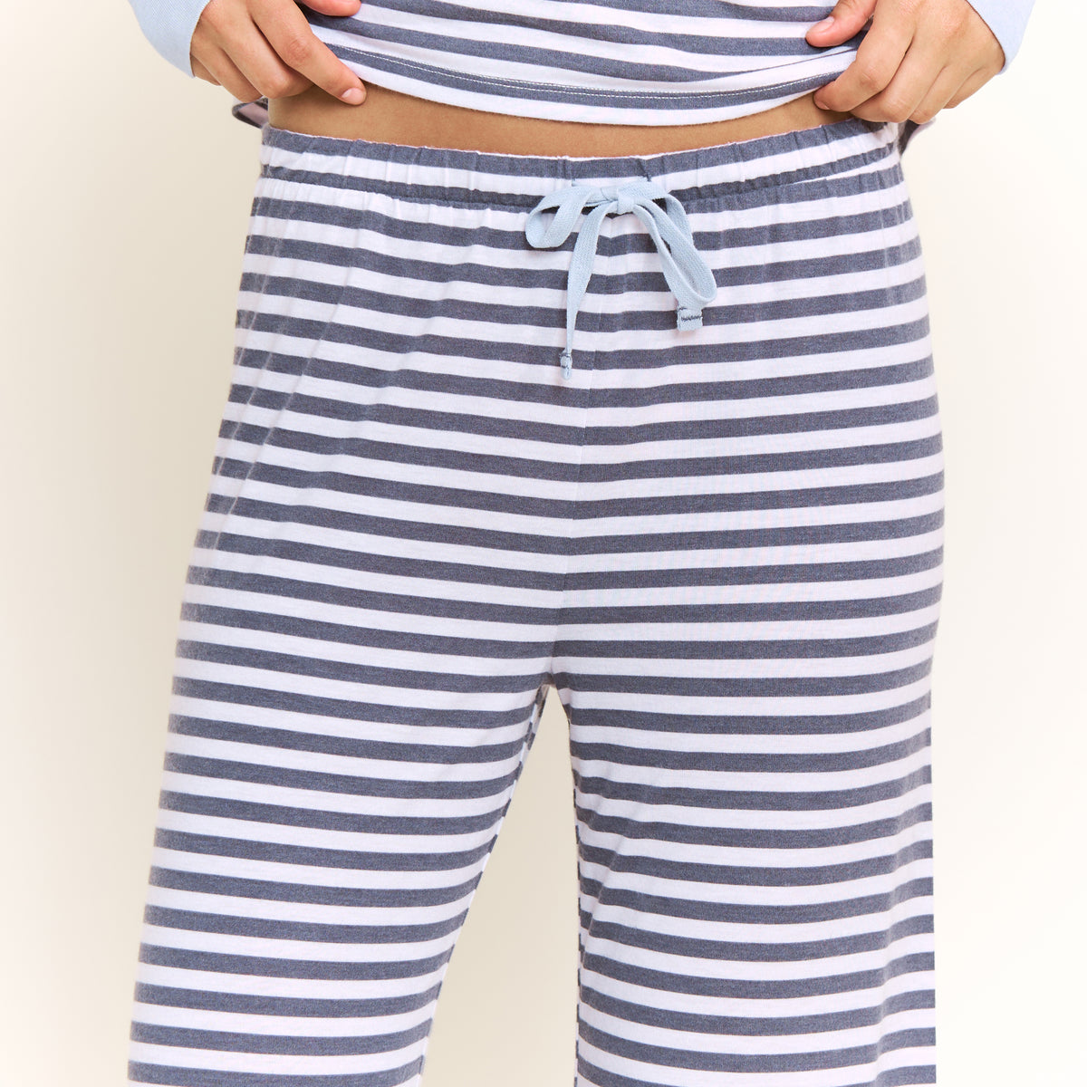 Star Seeker Long Open Set in Lilac Mist Stripe - -