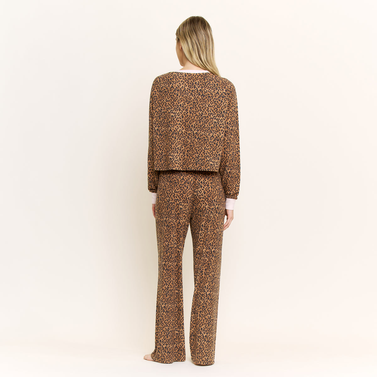 Star Seeker Long Open Set in Mocha Cheetah - -