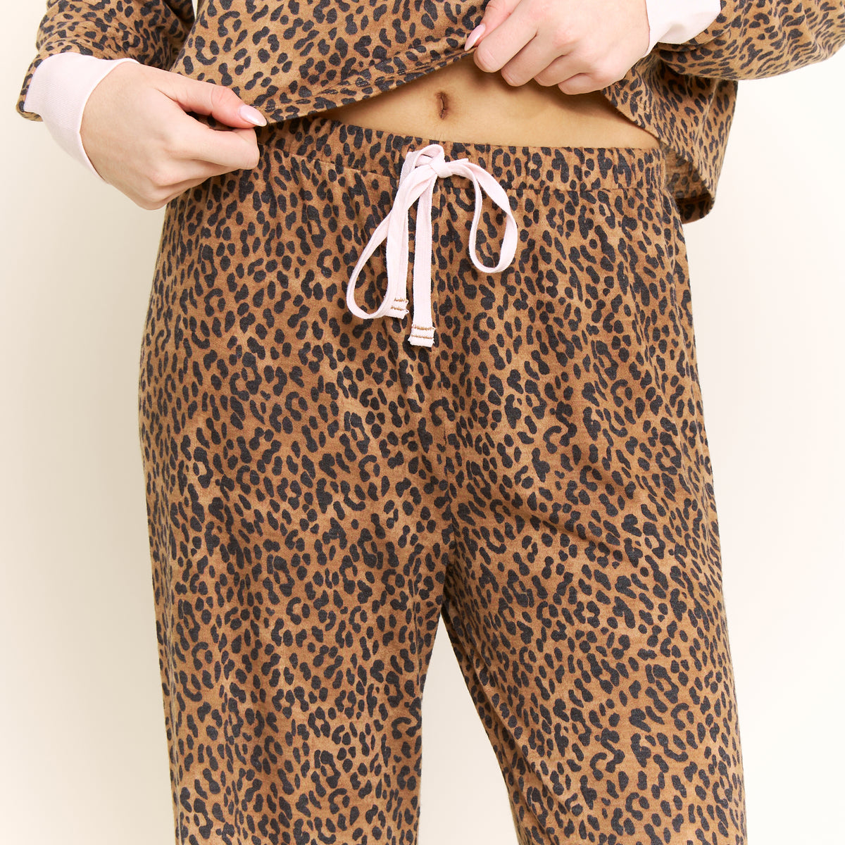 Star Seeker Long Open Set in Mocha Cheetah - -