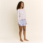 Cuddle Crew Short Set in Renewal Mix Floral - Shortie Set -