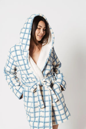 Layer Up Robe - Robe - Peppermint Plaid