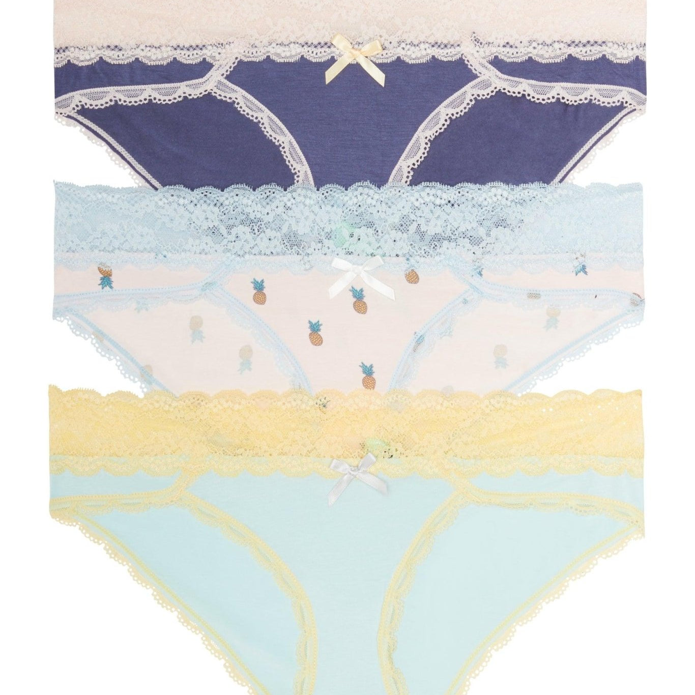 Ahna Hipster 3-Pack - Panty - Cape Town Sand Bar Pineapples Starry Sky