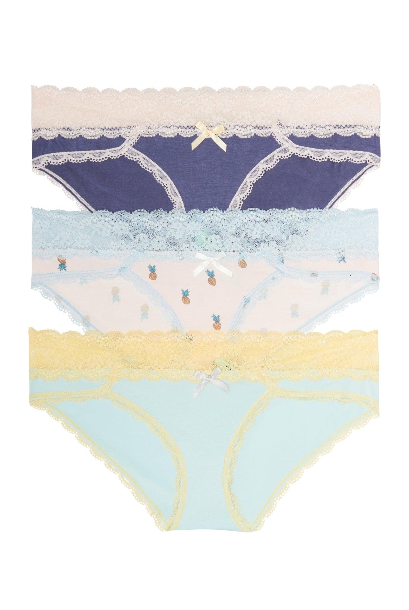 Ahna Hipster 3-Pack - Panty - Cape Town Sand Bar Pineapples Starry Sky