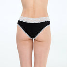 Ahna Hipster 3-Pack in Black Silver/Heather Grey/Black Silver - Panty -