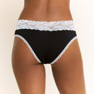 Ahna Hipster 3-Pack in Black Silver/Heather Grey/Black Silver - Panty -