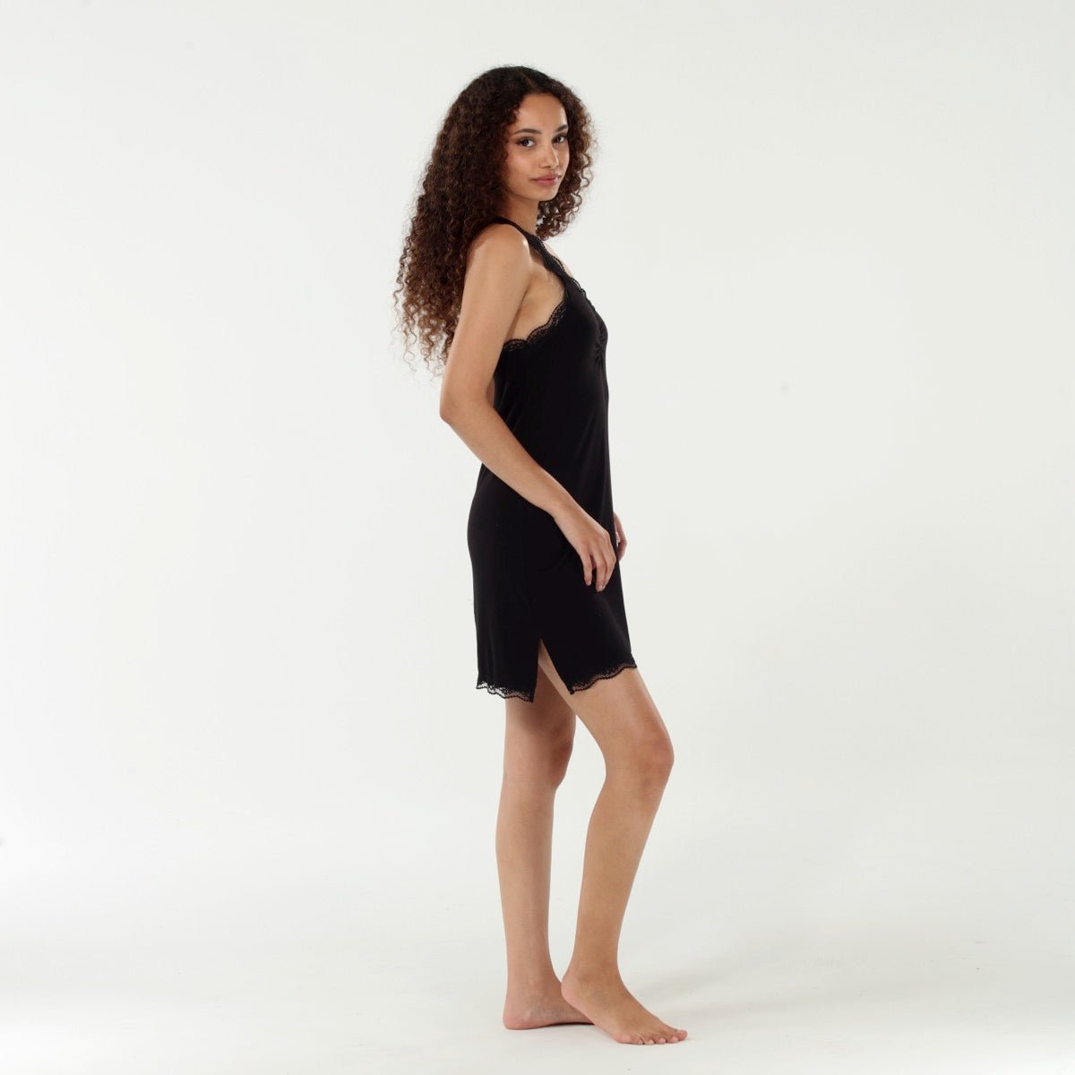 All American Chemise In Black - Sleepwear & Loungewear -