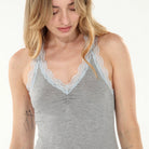 All American Chemise In Heather Grey - Sleepwear & Loungewear -