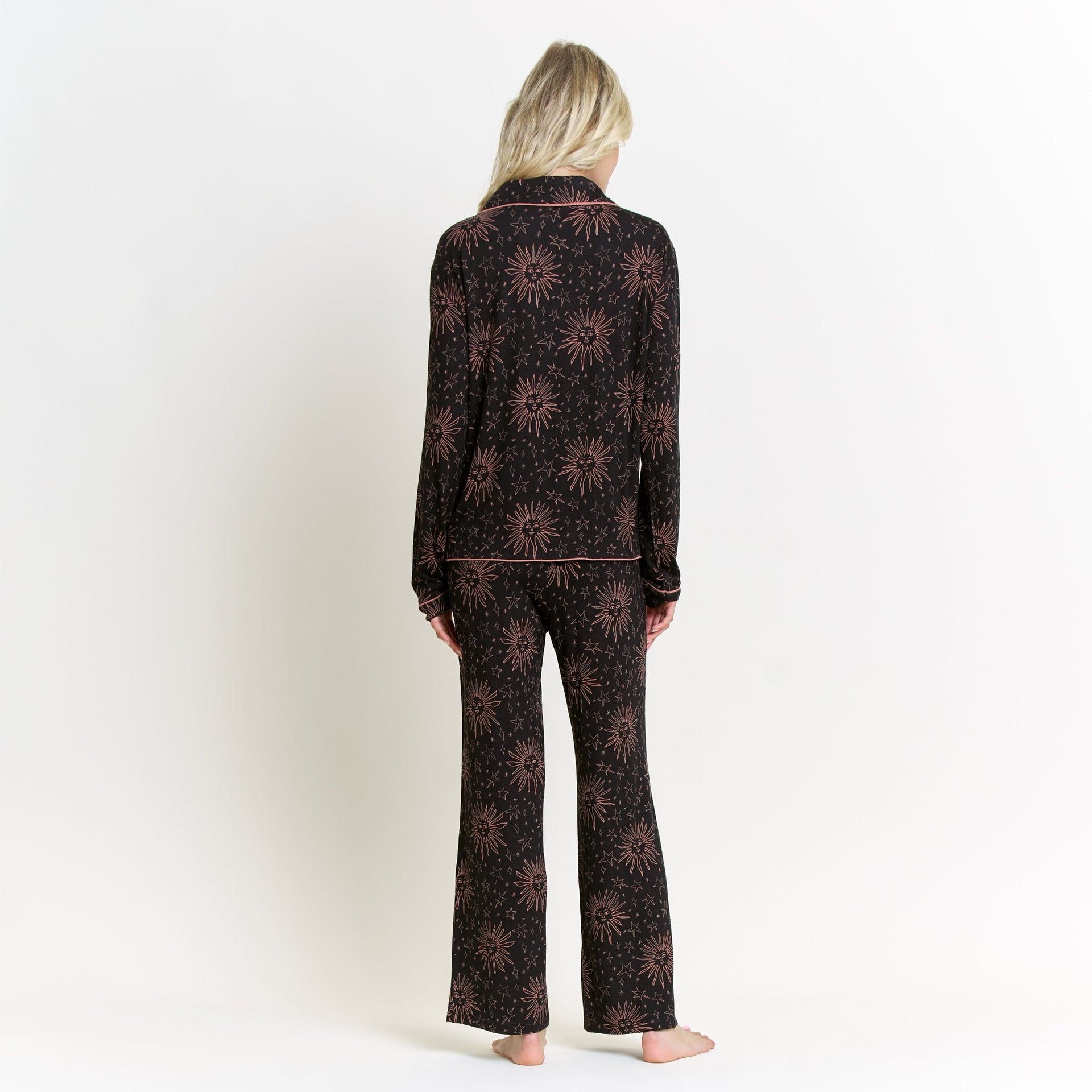 All American Long PJ Set in Dark Cosmic - Sleepwear & Loungewear -