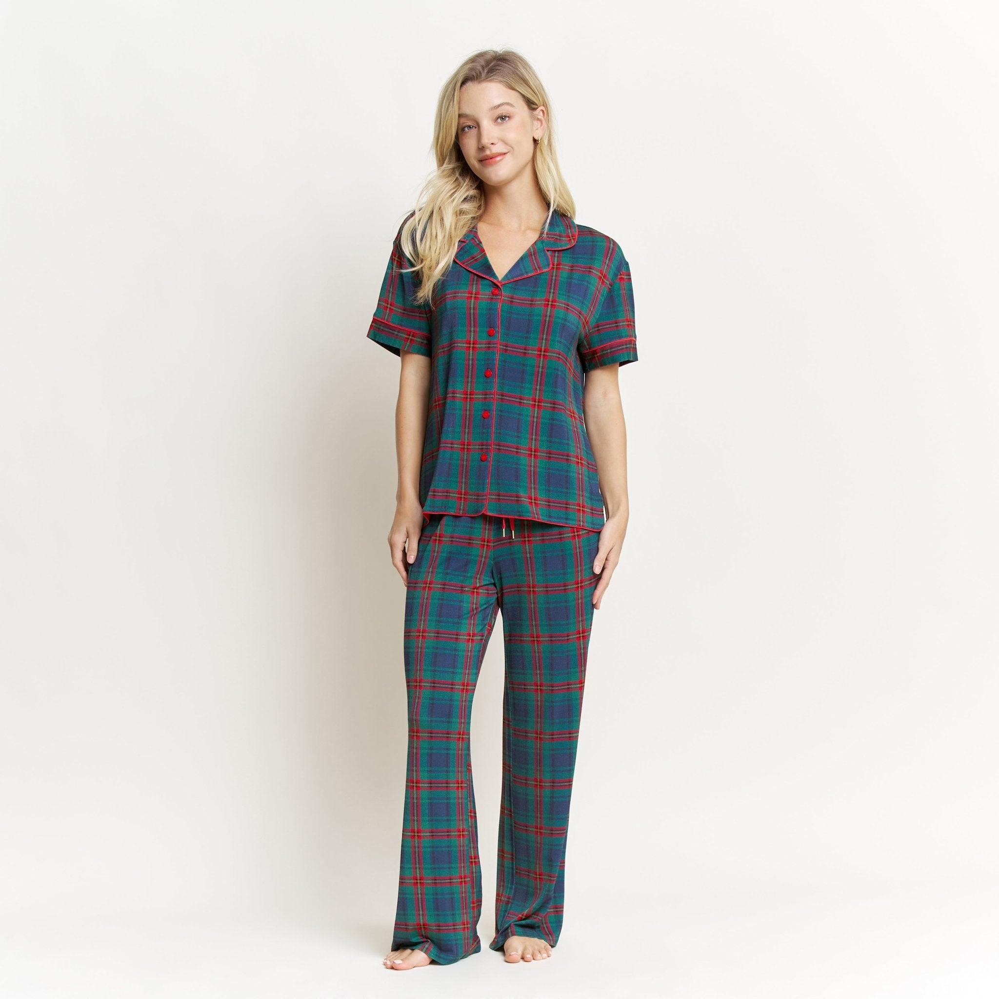 All American PJ Set In Dreamspell Plaid - Sleepwear & Loungewear - XL