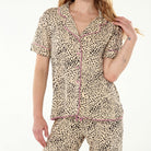 All American PJ Set In Natural Animal - Sleepwear & Loungewear -