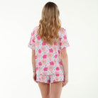 All American Shortie PJ Set In Libra Hibiscus - Shortie Set -