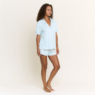All American Shortie PJ Set in Meadow Gingham - Shortie Set -